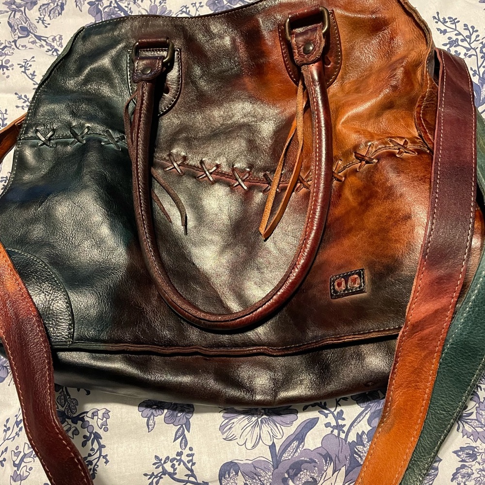 Bed Stu Multicolor Leather Satchel - Picture 7 of 12